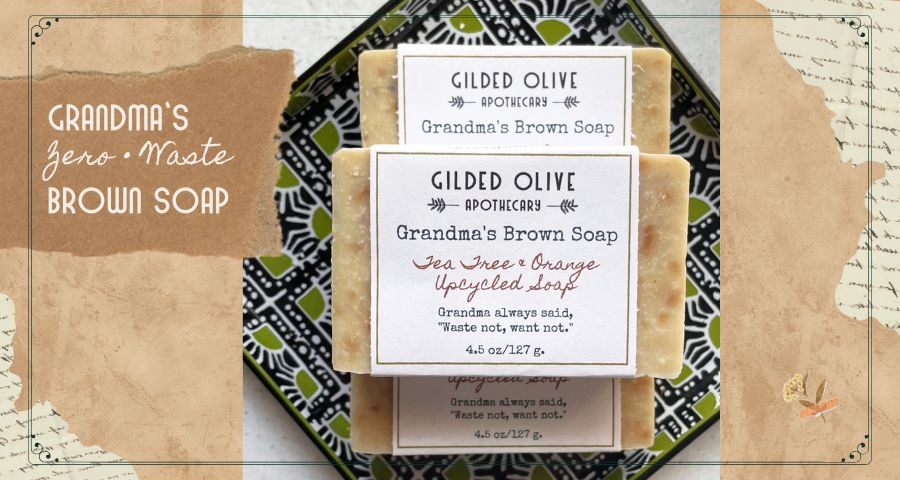 Grandma's Zero Waste Brown Soap