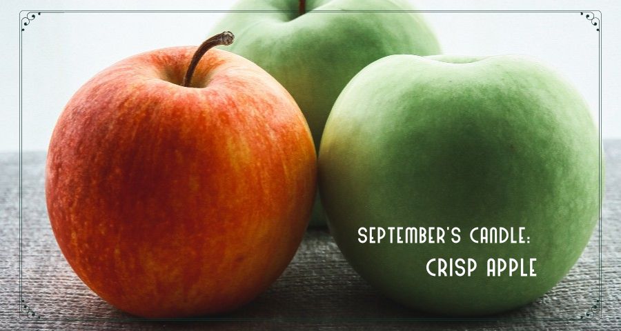 September's Featured Candle Crisp Apple