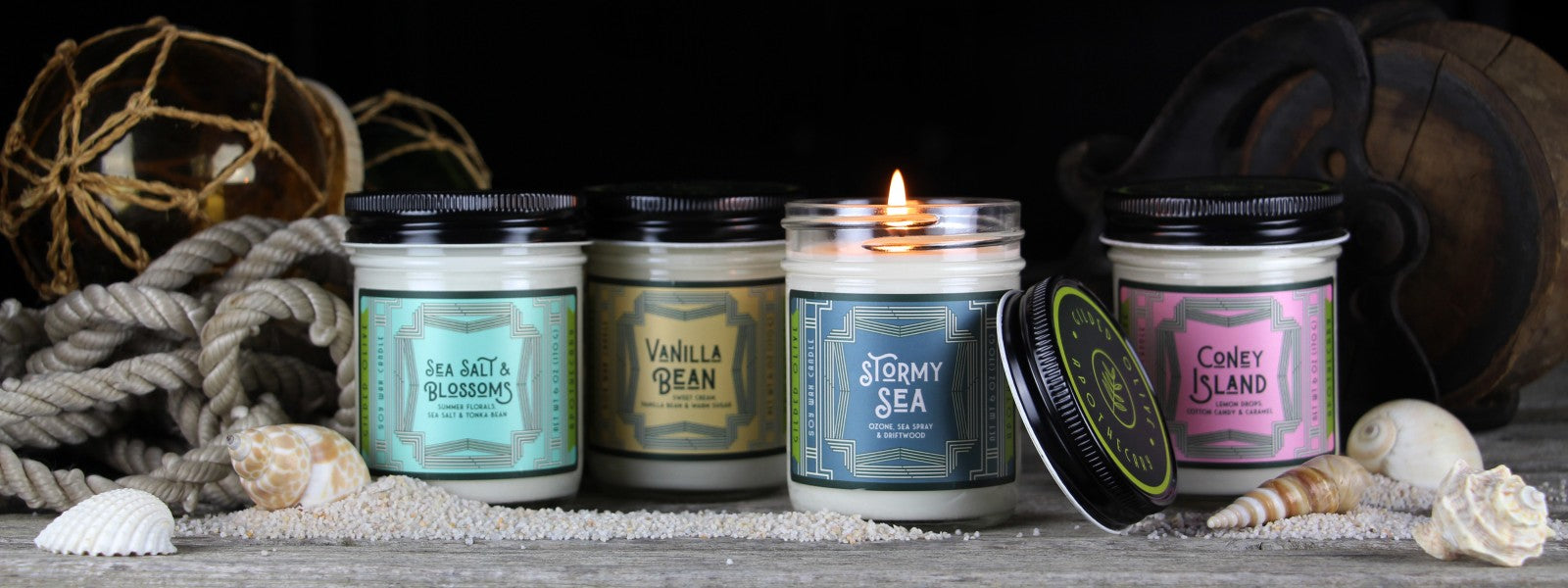 Ocean Boardwalk Candle Collection