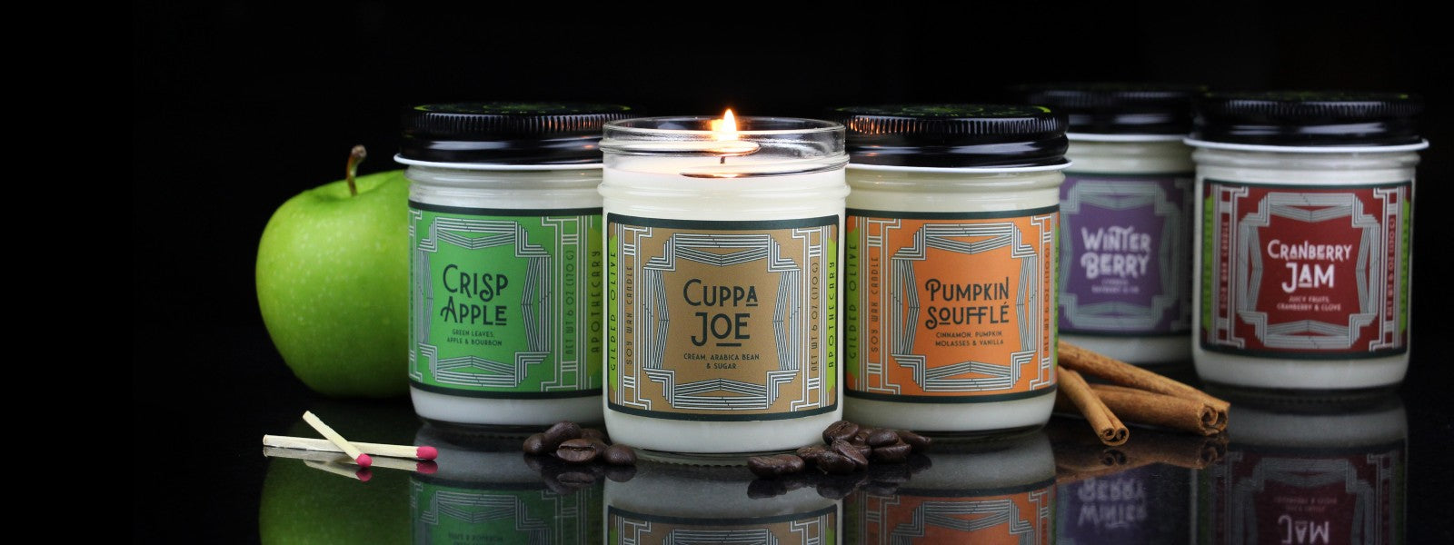Fall & Winter Candles | Gilded Olive Apothecary