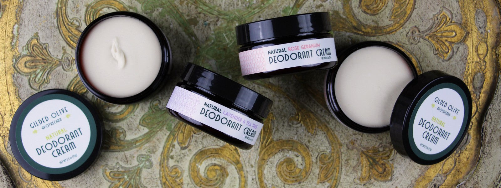 Natural Deodorant Cream with Zinc Oxide