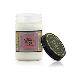 Antique Rose Soy Candle 12 oz jar