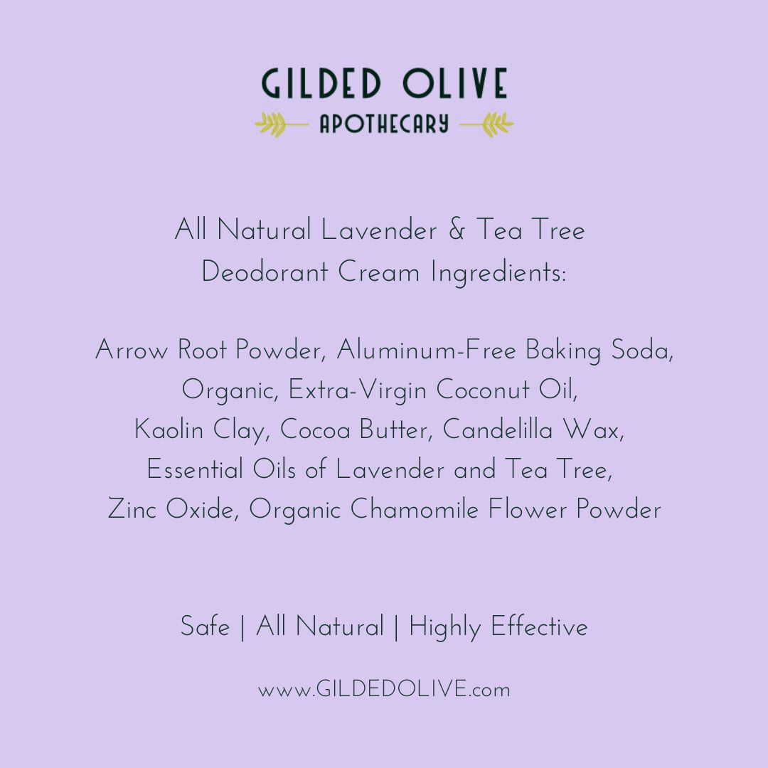 Natural Deodorant Ingredients Graphic