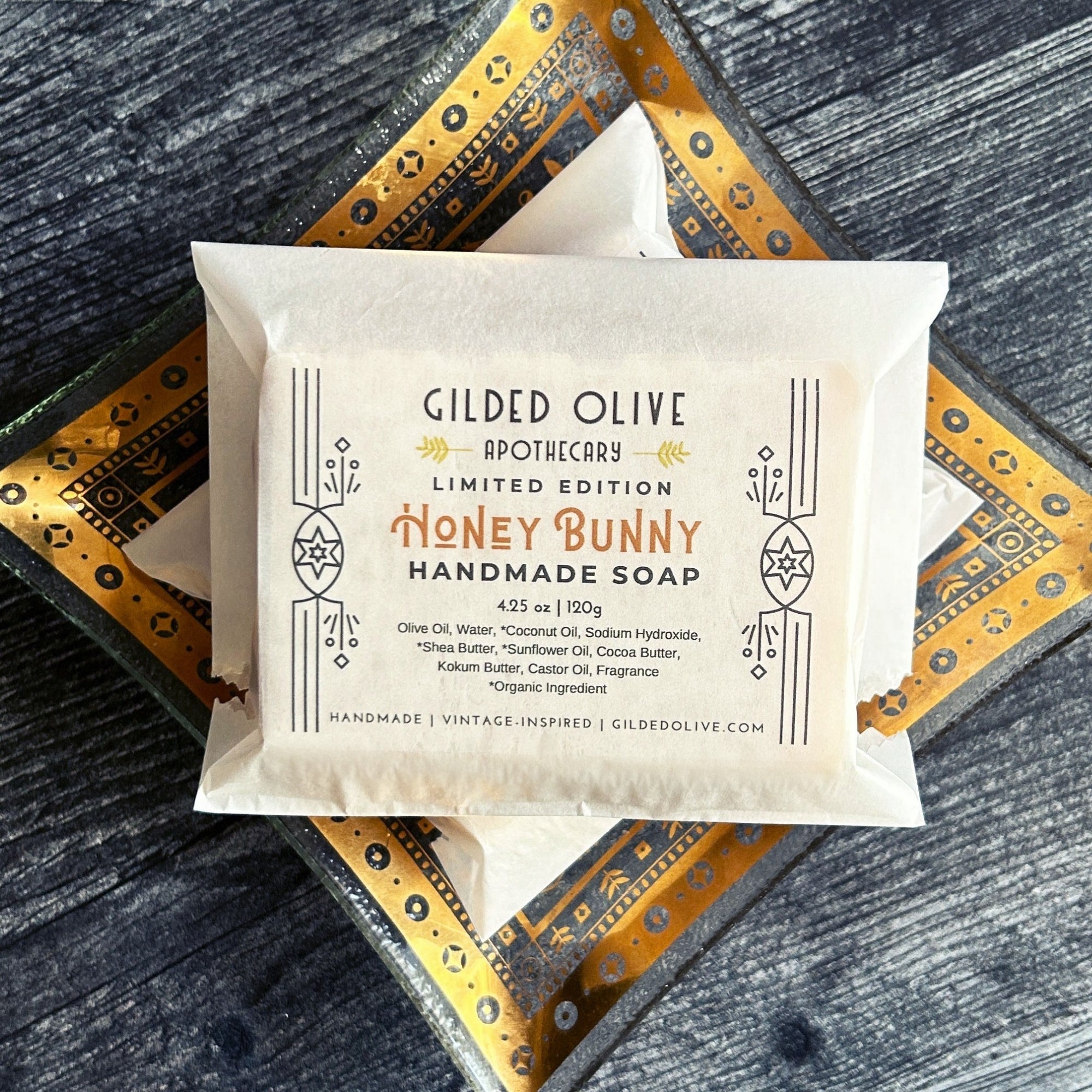 Honey Bunny Handmade Soap, packaged