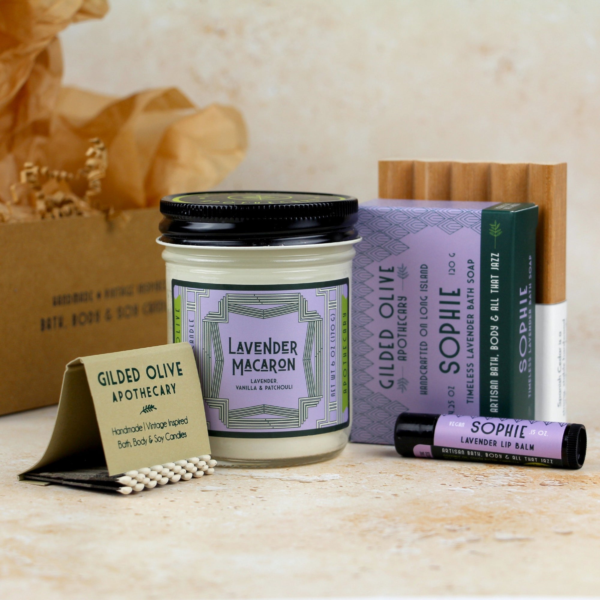 Lavender Soap & Candle Gift Set