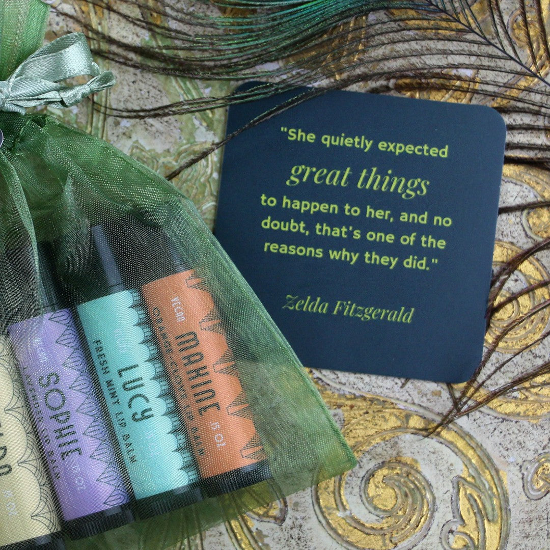 Vegan Lip Balm Gift Set | Meet The Flapper's