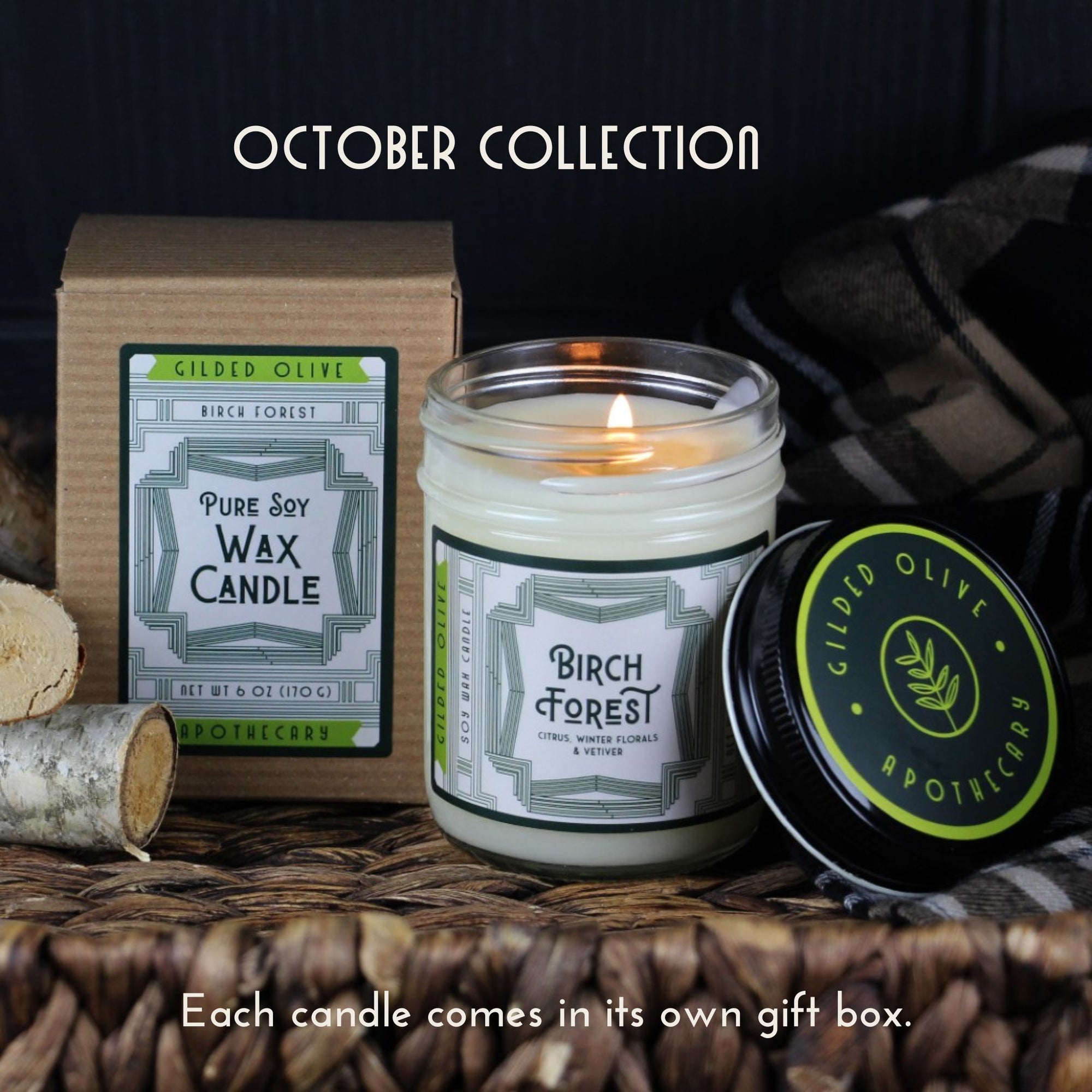 Soy Candle & matching gift box