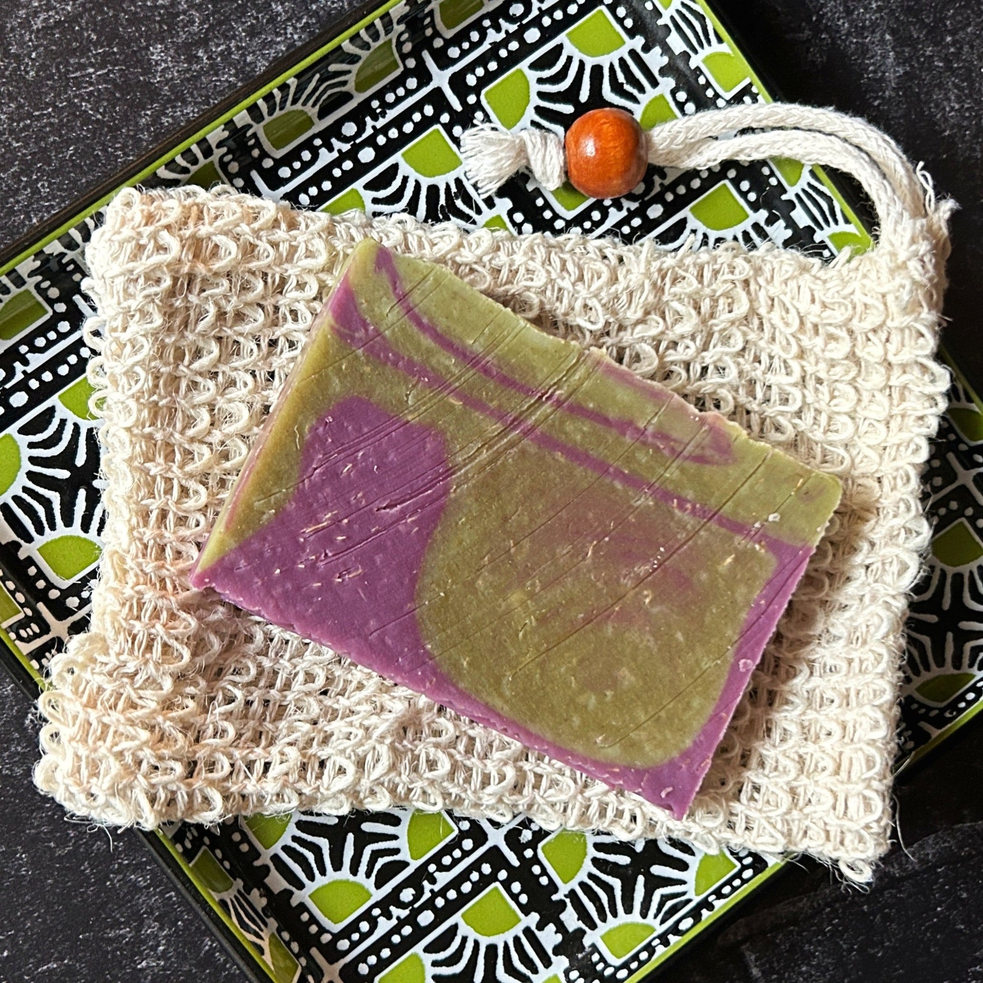 Soap End with Sisal Soap Saver Bag