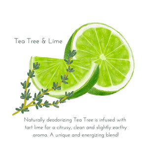 Tea Tree & Lime Scent Description Handmade Soap