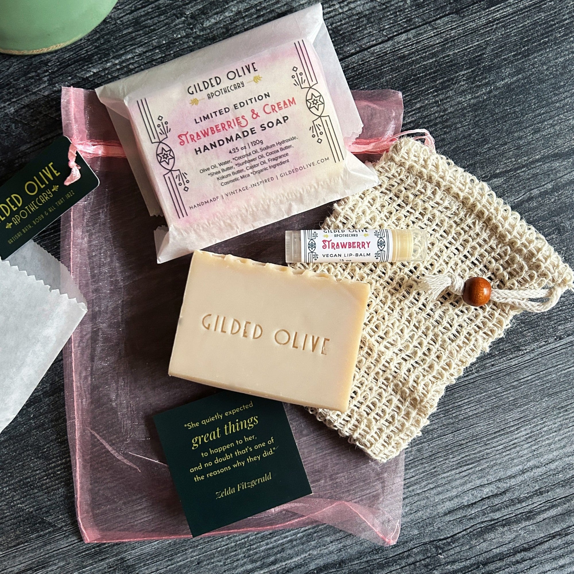 Valentine's Day Soap & Lip Balm Gift Set