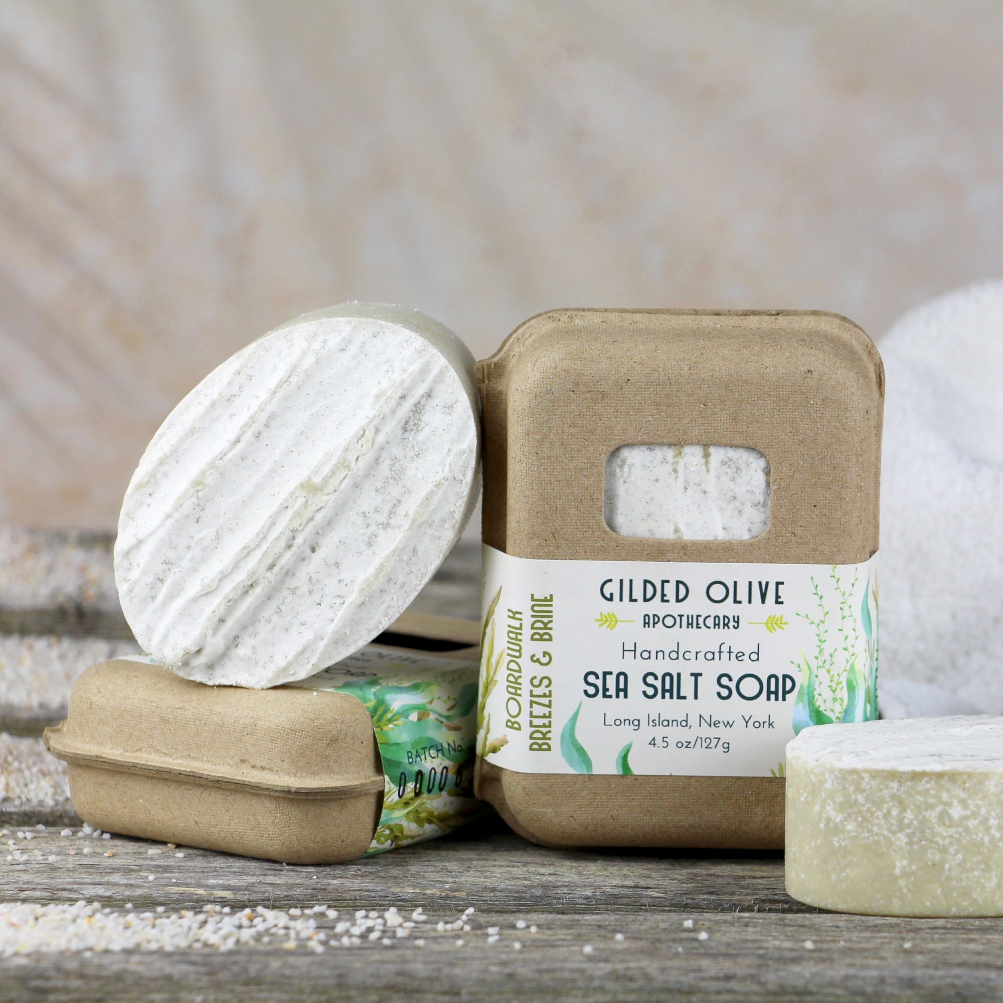 Boardwalk Breezes & Brine Sea Week Kelp Salt Soap