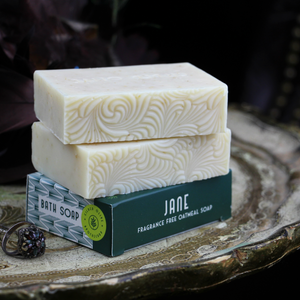 Jane Fragrance Free Oatmeal Soap | Gilded Olive Apothecary