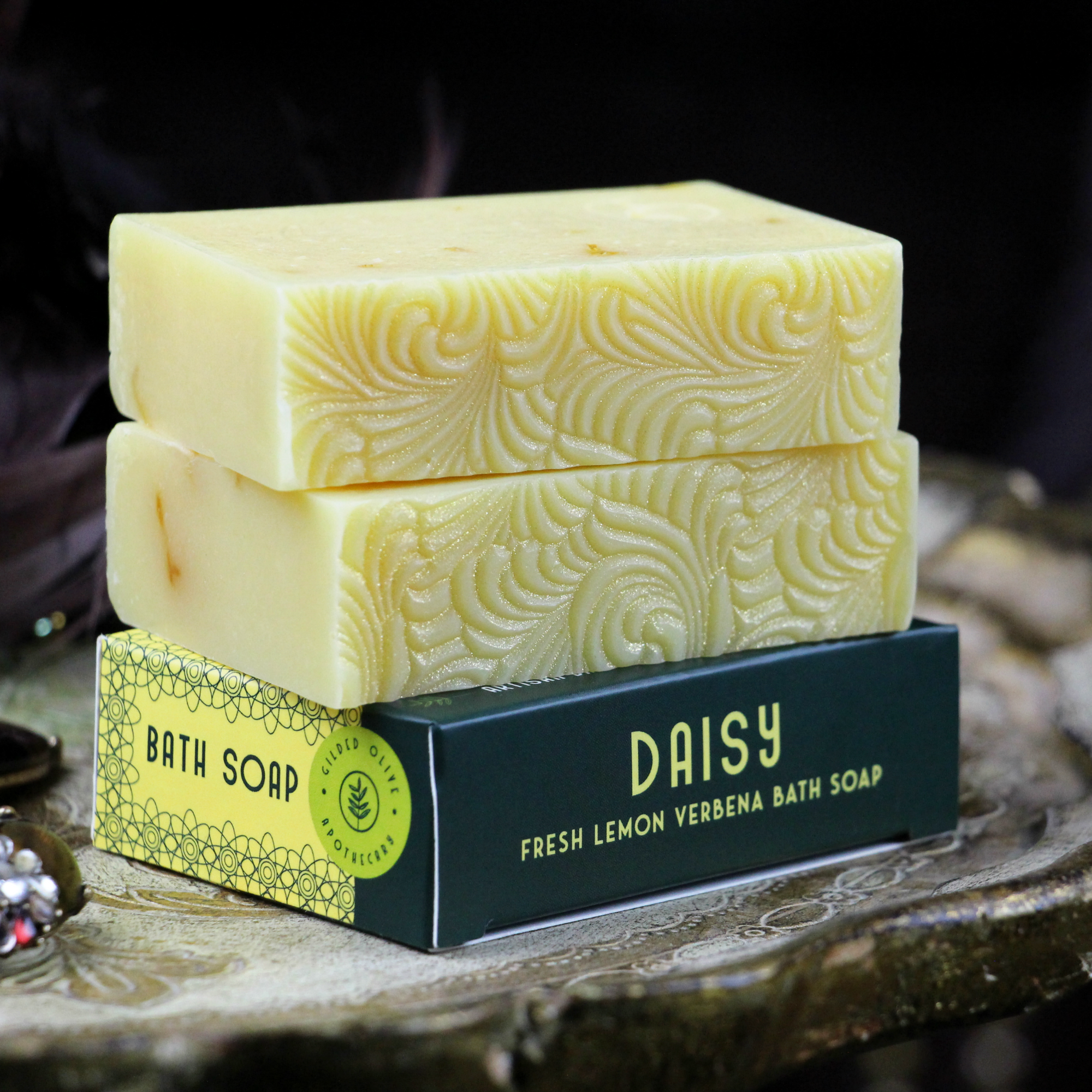 Daisy Fresh Lemon Verbena Handmade Soap | Gilded Olive Apothecary