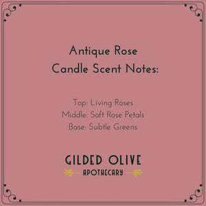 Antique Rose Scent Description | Gilded Olive Apothecary