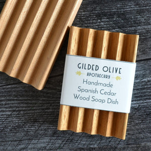 Cedar Wood Soap Dish 