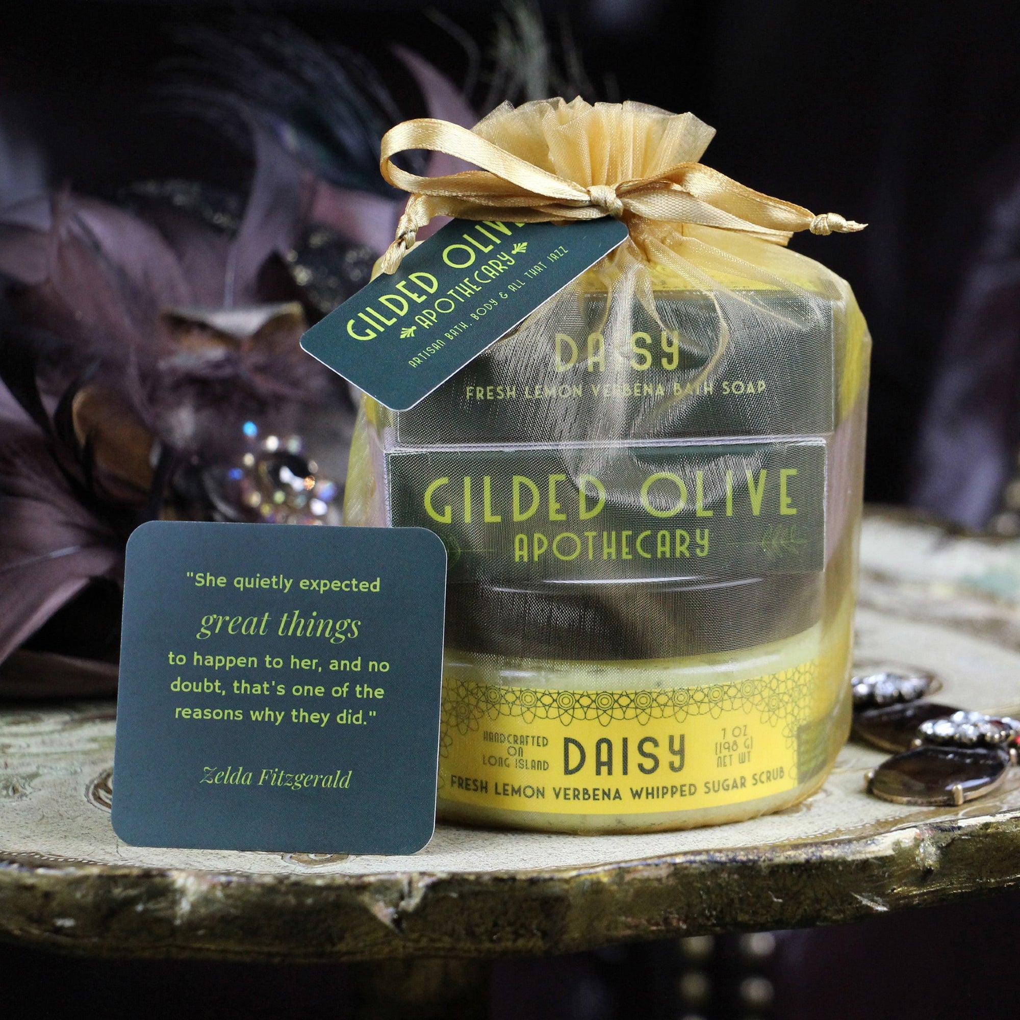 Daisy Lemon Soap & Sugar Scrub Gift Set