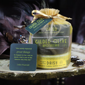 Lemon Soap & Sugar Scrub Gift Set | Gilded Olive Apothecary