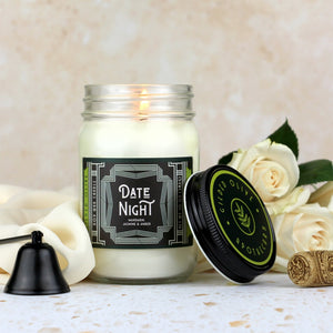 Date Night Soy Candle 12 oz Jar