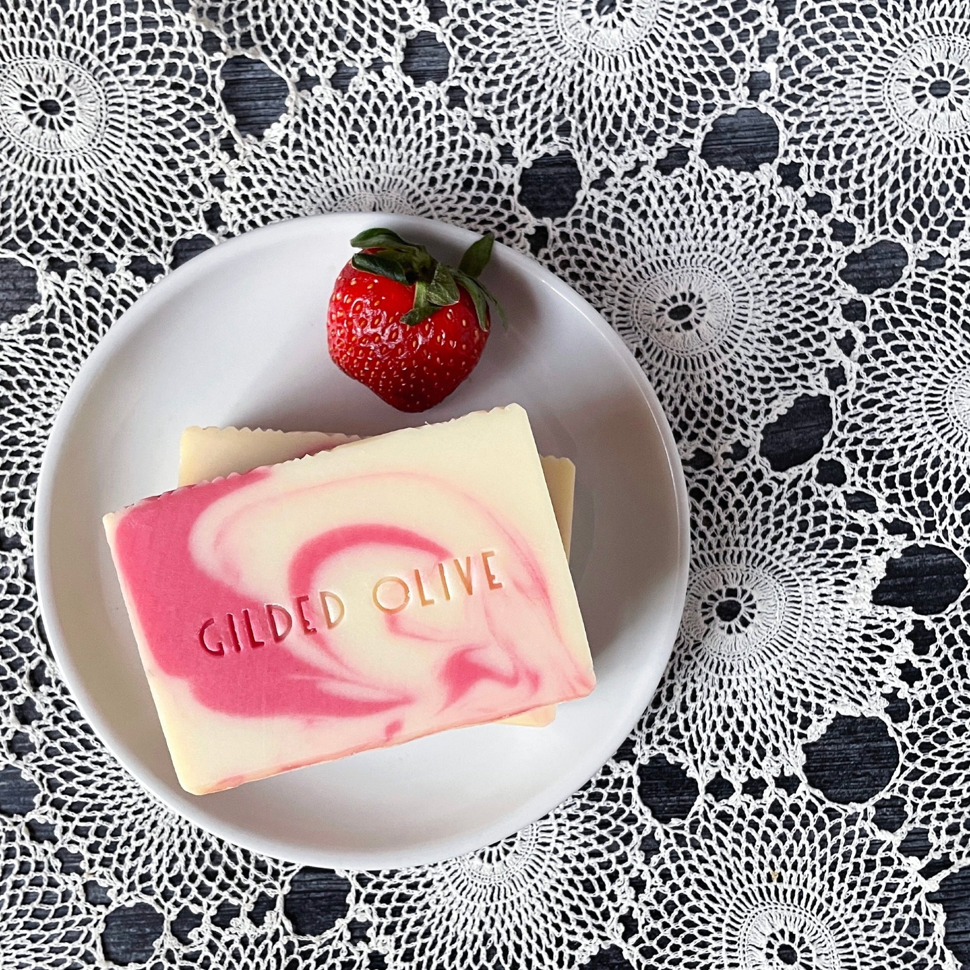 Handmade Strawberry Soap