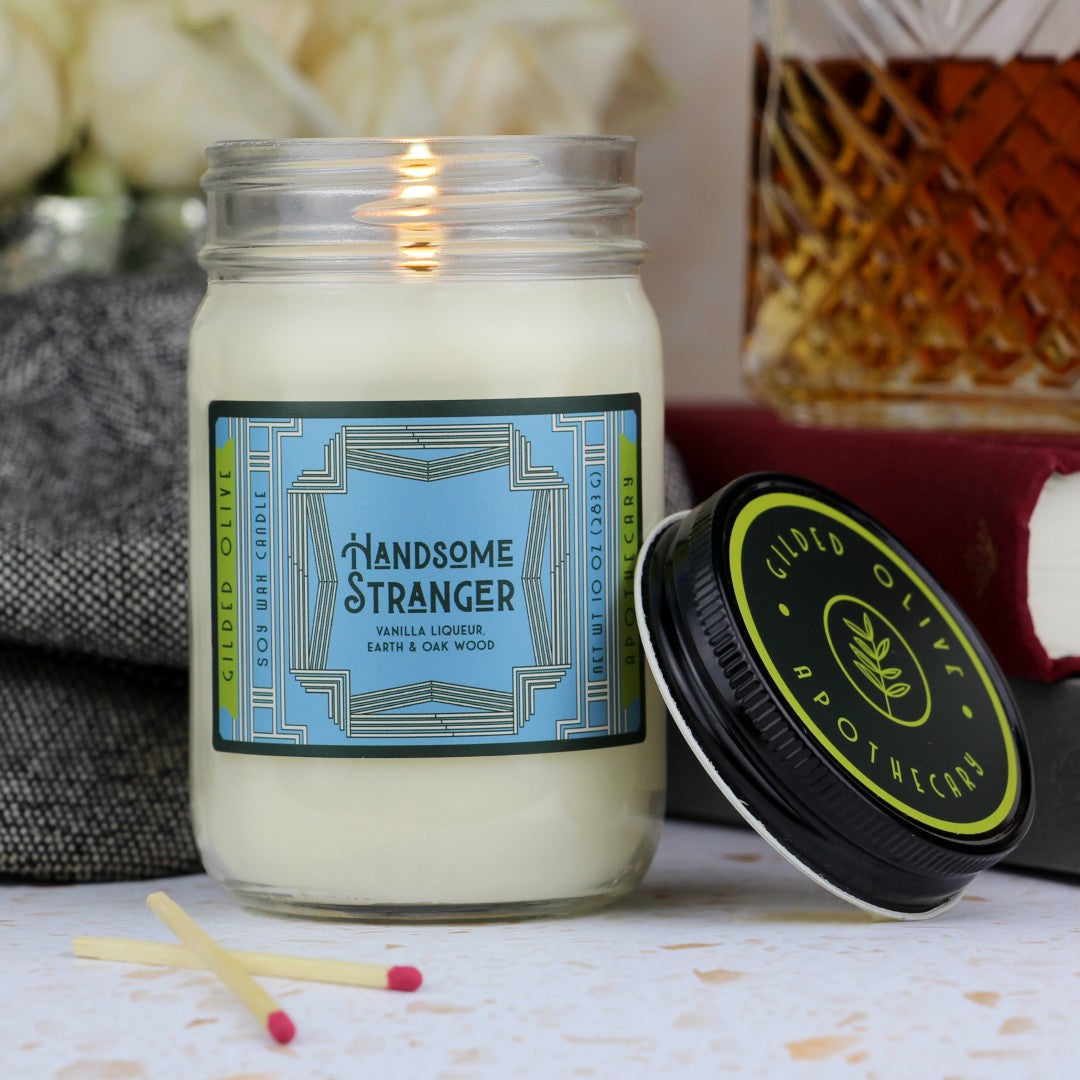 Handsome Stranger Vanilla & Oak Soy Candle