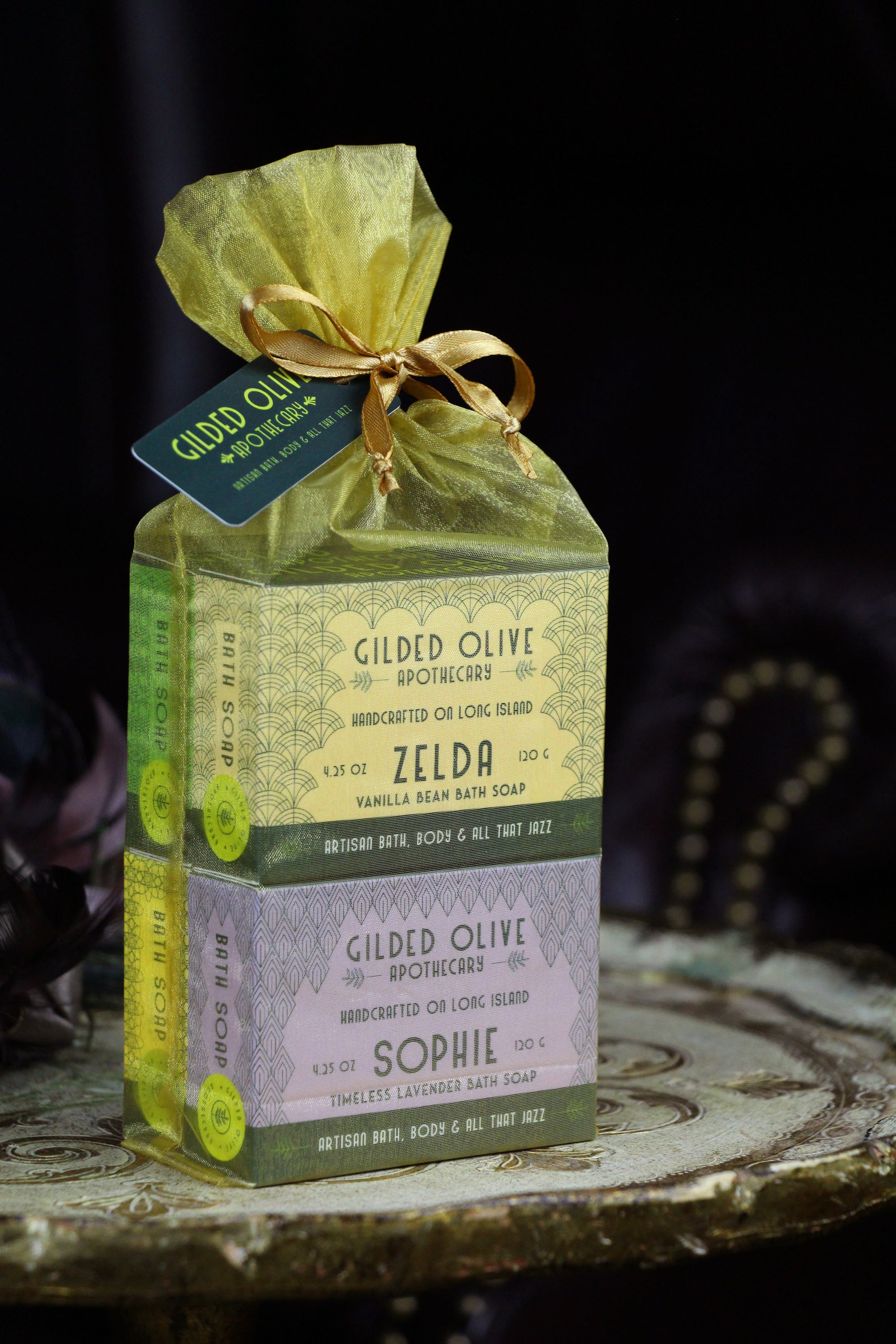 4 Pack Soap Gift Set | Meet The Flappers - Gilded Olive Apothecary