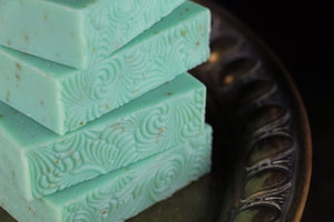 Mint Loofah Soap & Lip Balm Gift Set | Lucy - Gilded Olive Apothecary
