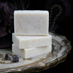 Homemade Fragrance Free Oatmeal Soap | Gilded Olive Apothecary