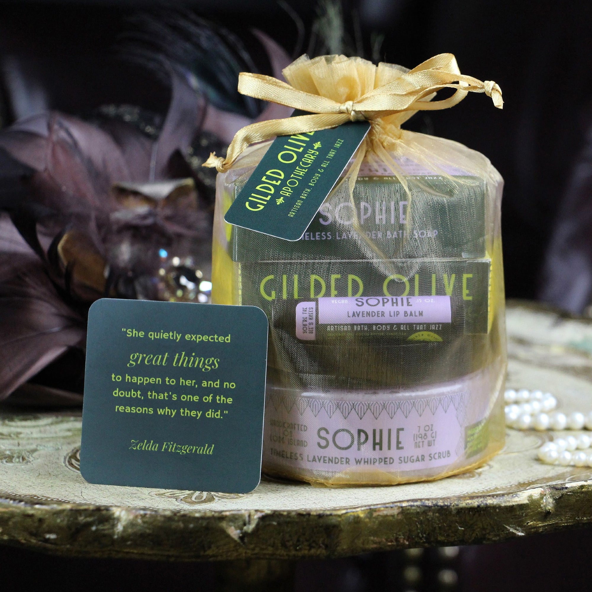 Lavender Soap & Sugar Scrub Gift Set | Gilded Olive Apothecary