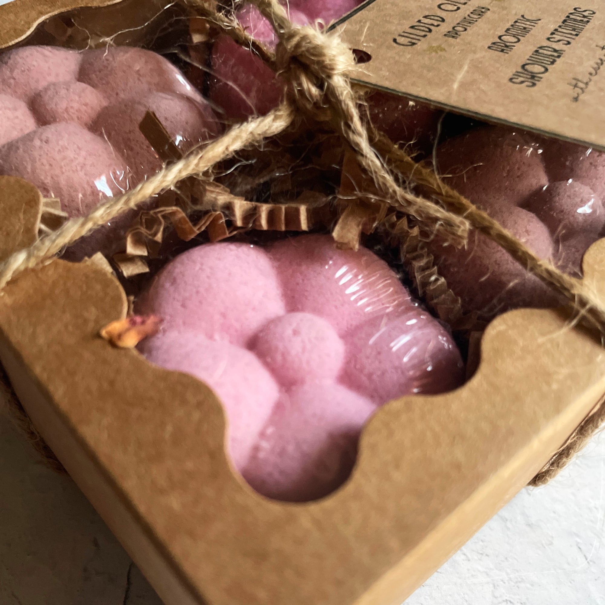 Peppermint Rose Shower Steamers Gift Box