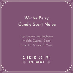 Winter Berry Candle Scent Notes