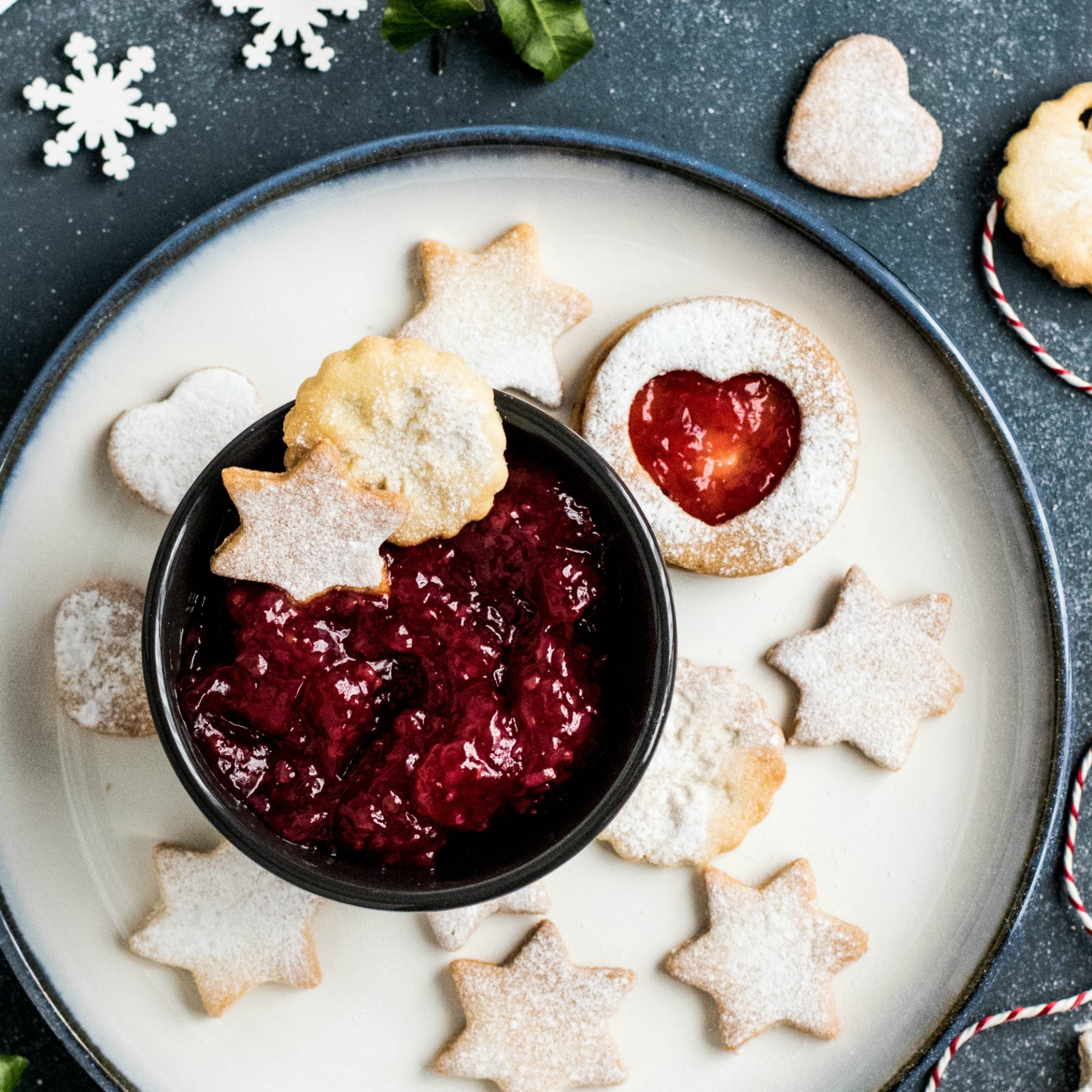 Cranberry Jam & Holiday Cookies | Gilded Olive Apothecary
