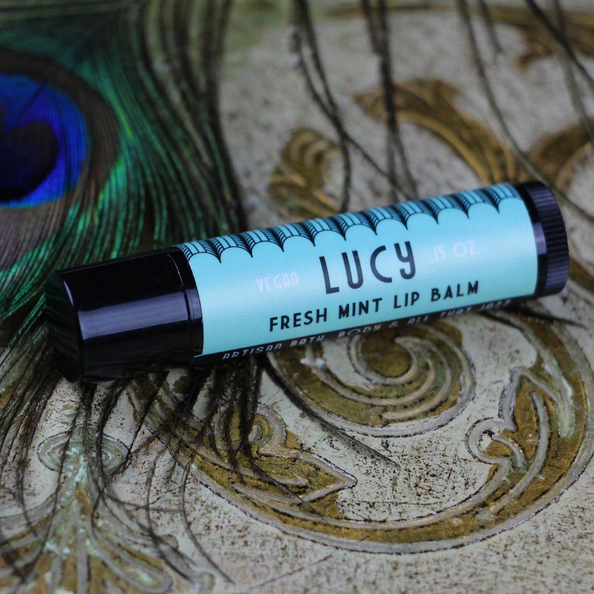 Lucy Fresh Mint Vegan Lip Balm | Gilded Olive Apothecary
