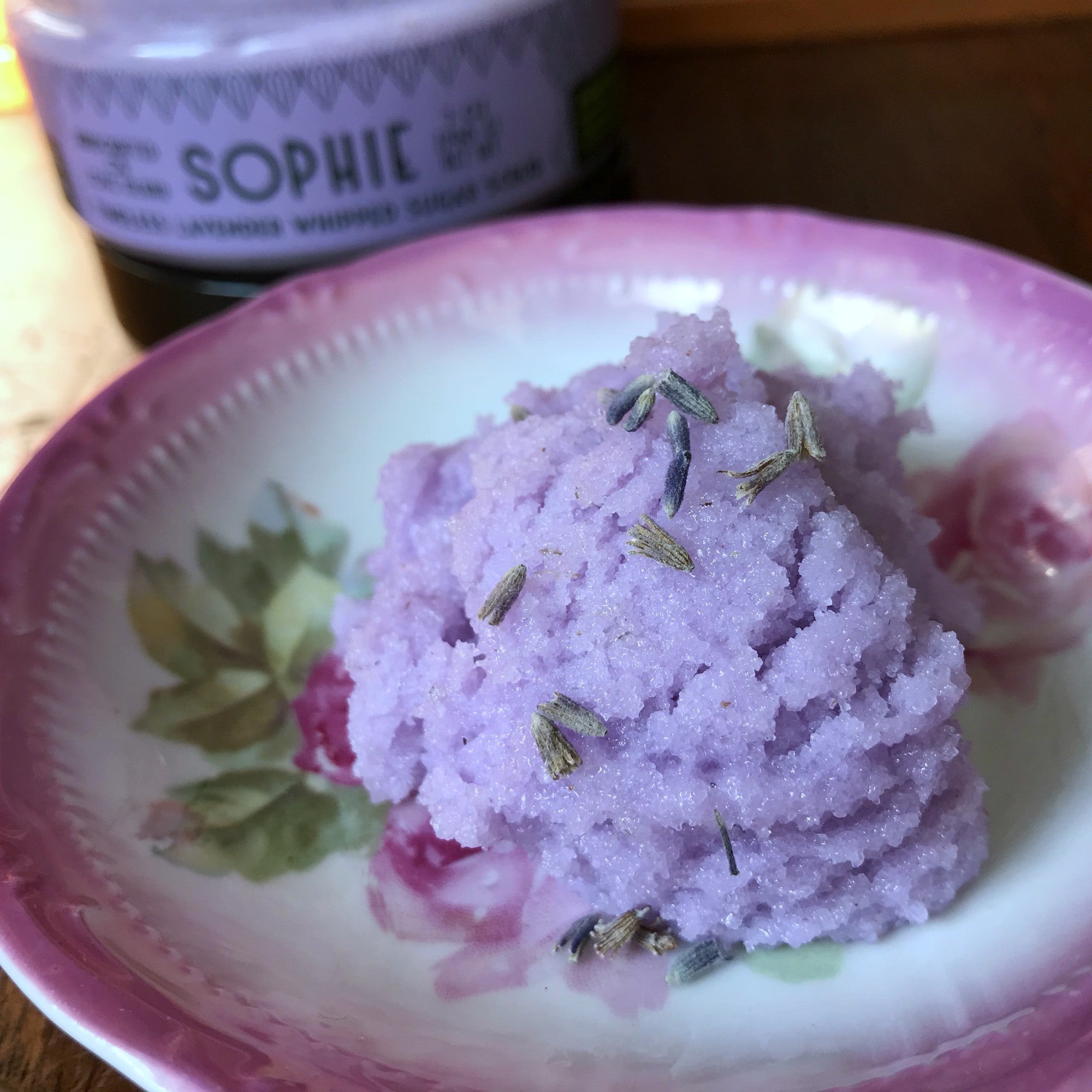 Lavender Whipped Sugar Scrub | Sophie - Gilded Olive Apothecary
