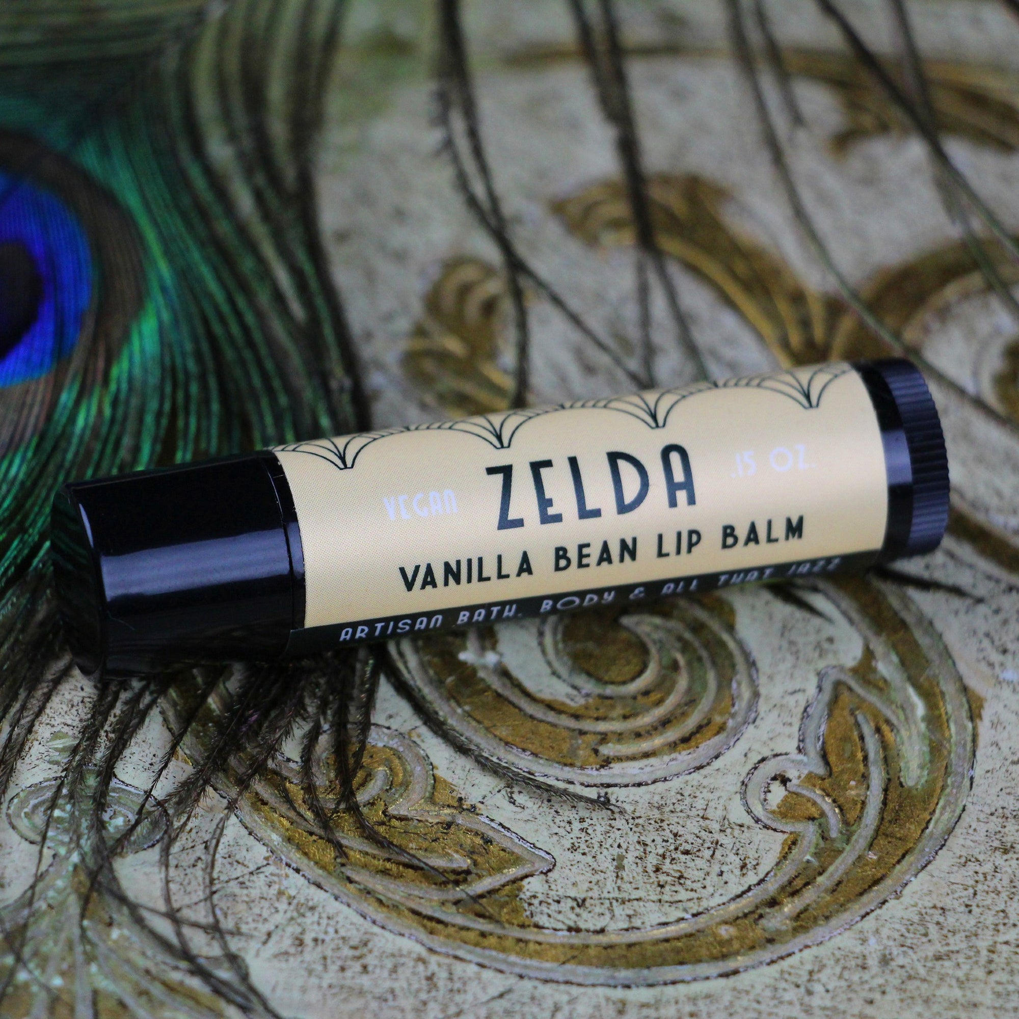 Zelda Vanilla Bean Lip Balm | Gilded Olivbe Apothecary